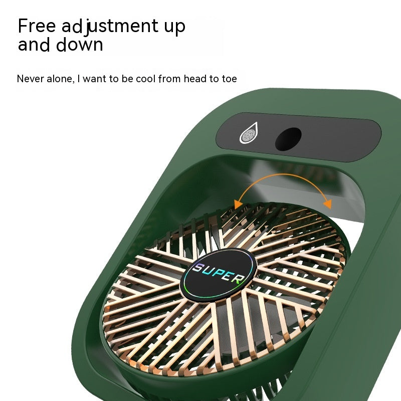 Desk Fan - Misting and Humidifier settings