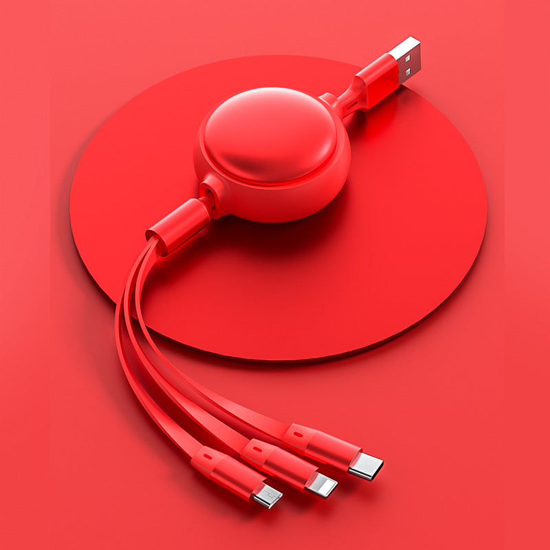 3-in-1 Retractable Charging Cable