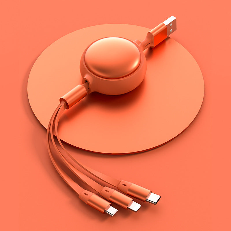 3-in-1 Retractable Charging Cable